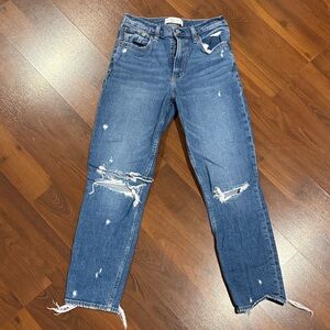 Abercrombie & Fitch High Rise Blue Jeans